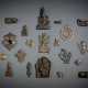 Gruppe von 20 Amuletten aus Eisen und Bronze 'tsogli' - Foto 1