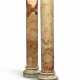 A PAIR OF ITALIAN PINK MARBLE COLUMNS - Foto 1