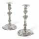 Sieber, Ernest. A PAIR OF GEORGE II SILVER CANDLESTICKS - фото 1