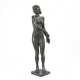 EICHLER, Theodor (zugeschrieben) (1868 Oberspaar - 1946 ebd). Bronzeskulptur stehender Frauenakt, unsigniert, Theodor Eichler. - Foto 1