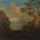Italienischer Landschaftsmaler des 18. Jahrhundert ''Uferpartie mit Figurenstaffage'' - photo 1