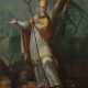 Heiligenmaler des 19. Jahrhundert ''Hl. Ambrosius von Mailand'' - фото 1