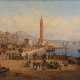 GIGANTE, Ercole (1815 Neapel - 1860 ebd.). Gigante, Ercole: Neapel mit Promenade und Blick zum Vesuv. - photo 1