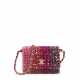 Chanel. A HAUTE MAROQUINERIE PINK BIJOUX MINI FLAP CARD HOLDER WITH CHAIN - photo 1