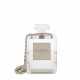Chanel. A RUNWAY CLEAR LUCITE PERFUME BOTTLE WITH GOLD HARDWARE - Foto 1