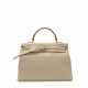 Hermes. A CRAIE SWIFT LEATHER KELLY FLAT 35 WITH GOLD HARDWARE - photo 1