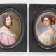 Auguste Strobl und "Lady Jane Erskine", 19. Jahrhundert, nach Joseph Stielers Bildnissen in der Schönheitengalerie König Ludwigs I. von Bayern - фото 1
