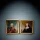 Paar Portrait-Miniaturen - Kaiser Karl VI und Kaiserin Elisabeth - Foto 1