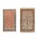 2 Orientteppiche aus Seide. GHOM/PERSIEN, Mitte 20. Jahrhundert: - photo 1