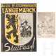 Plakat "Bij de SS-Stormbrigade Langemarck" - фото 1