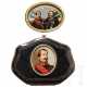 Kaiser Napoleon III. und König Victor Emmanuele II. - Geldbörse und Medaillon - photo 1