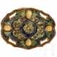 Ovale Fayence-Schale in der Art des George Palessy, Frankreich, um 1600 - photo 1