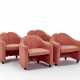 Eugenio Gerli. Lot of four armchairs on wheels - фото 1