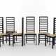 Charles Rennie Mackintosh. Lot of six chairs - Foto 1