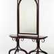 Thonet. Console with curved shape, mirror shelf with perforated molding - photo 1