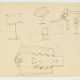Gio Ponti. Study for the plan of the church of the Convent of Carmelo in Sanremo, for rhomboidal windows and for the "pittura da tavola" device - фото 1