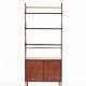 Feal. Bookcase with three open shelves and double door cabinet - Foto 1