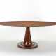 Table in mahogany and solid walnut, veneered and edged - фото 1