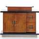 Novecento sideboard veneered in briar with base and handles in anticorodal, top in ebonized wood - photo 1