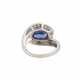 Ring mit Tansanit, oval facettiert, ca. 2,0 ct, - фото 1