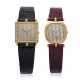 NO RESERVE - DIAMOND AND GOLD WRISTWATCH AND A GOLD WRISTWATCH - фото 1