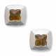 NO RESERVE - BULGARI 'PIRAMIDE' CITRINE EARRINGS - Foto 1