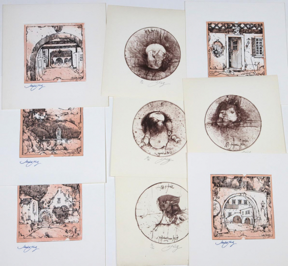 Sascha Juritz 12 OriginalGrafiken — Katalog 110. Auktion Bücher