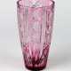 beschliffene Kristall Vase - Foto 1