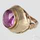 Ring mit Rubin Synthese - Gelbgold 333 - photo 1