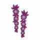 Pair of ruby and diamond earrings, Michele della Valle - photo 1