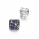 Diamond ring and a sapphire and diamond ring, Repossi - Foto 1