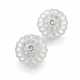 Pair of moonstone and diamond earrings, Michele della Valle - photo 1