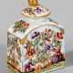 Kleine Teedose mit Hausmalerei der Ferner-Werkstatt - Foto 1