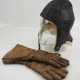 Luftwaffe: Lederhaube und Handschuhe. - photo 1