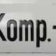 E-Komp.-SS Emailleschild. - photo 1