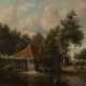 PIETER PIETERSZ BARBIERS (ZUGESCHRIEBEN), WASSERMÜHLE IN BELEBTER LANDSCHAFT - Foto 1