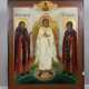 Patronatsikone mit drei Heiligen: Hl. Lukas - photo 1