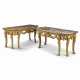 A PAIR OF GEORGE III GILTWOOD CONSOLE TABLES - Foto 1