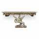 A GEORGE II GREY-PAINTED AND PARCEL-GILT CONSOLE TABLE - Foto 1