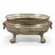 A GEORGE I SILVERED-BRASS LARGE WINE CISTERN - photo 1
