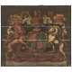 A GEORGE II PAINTED WOOD ROYAL COAT-OF-ARMS - Foto 1