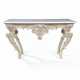 A NORTH ITALIAN GREY-PAINTED CONSOLE TABLE - фото 1