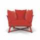 A RED-PAINTED ‘07’ DESIGN SPECIAL EDITION ARMCHAIR - фото 1