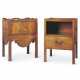 TWO GEORGE III MAHOGANY BEDSIDE COMMODES - photo 1