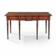 A LATE GEORGE III MAHOGANY BREAKFRONT SERVING-TABLE - фото 1