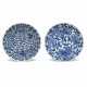 TWO CHINESE BLUE AND WHITE DISHES - фото 1