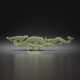 A LARGE YELLOWISH-GREEN JADE DRAGON-FORM PENDANT - photo 1