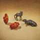 A GROUP OF FOUR MINIATURE FIGURES - фото 1