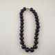 Schwere Halskette aus schwarzer Koralle - Foto 1