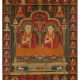 A RARE LAMDRE LINEAGE PAINTING OF TWO SAKYA MASTERS - Foto 1